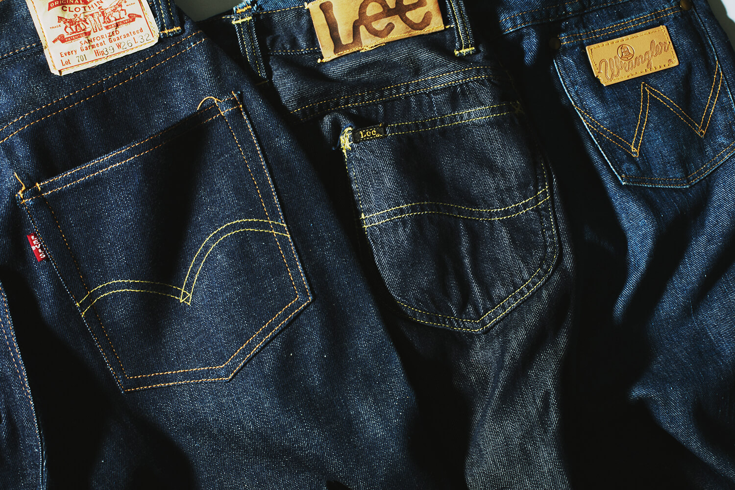 The vintage god's comparisons between the world's three largest denim  brands. | GIRL HOUYHNHNM