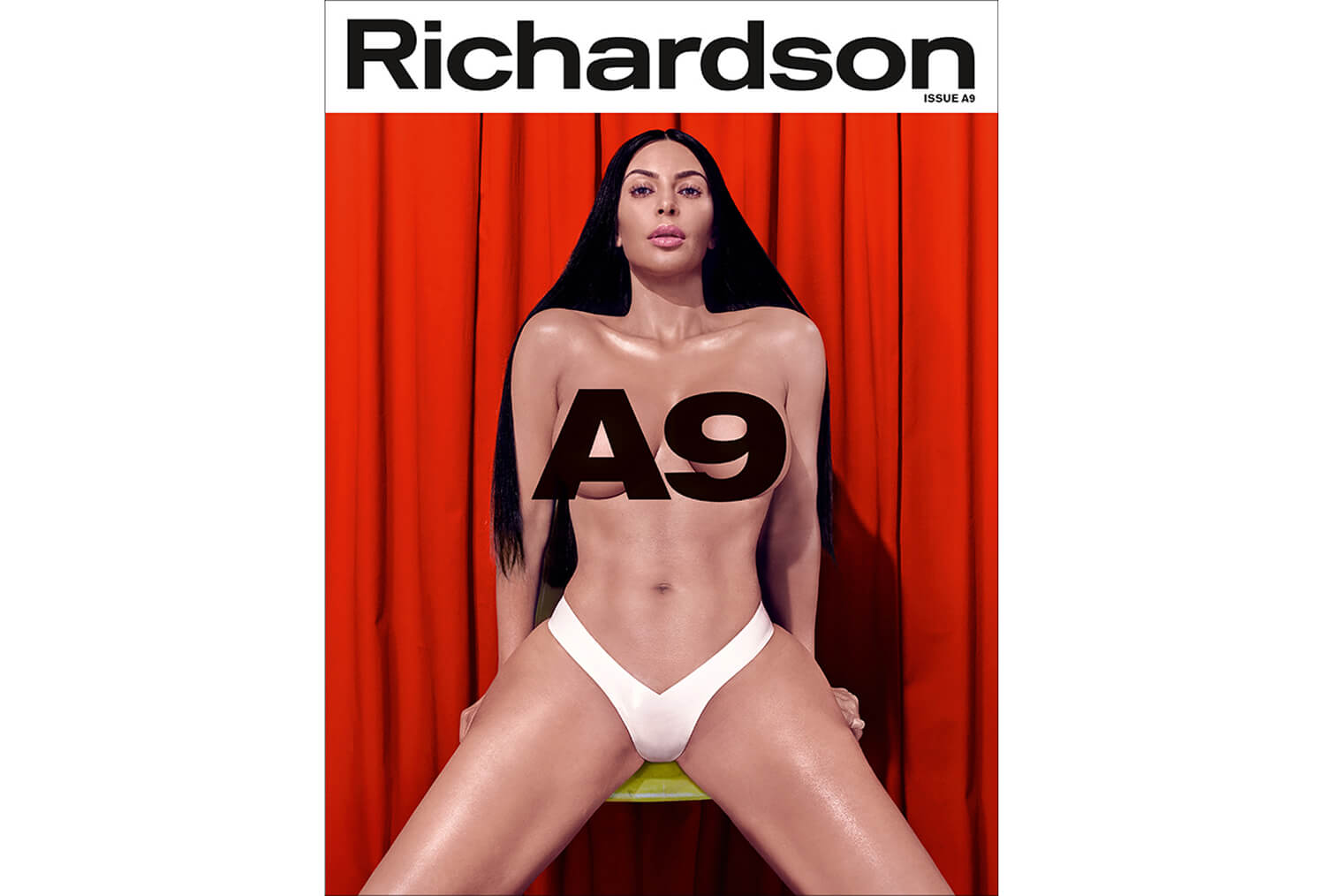 Richardson MagazineのA9が発売！ 表紙はキム・カーダシアン・ウェストです。