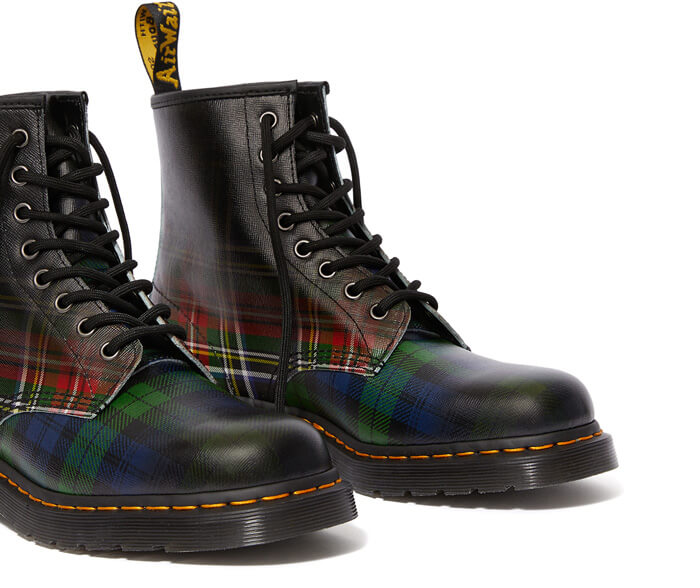 Dr.Martens 8ホール タータンチェック UK4タータンチェック - 靴