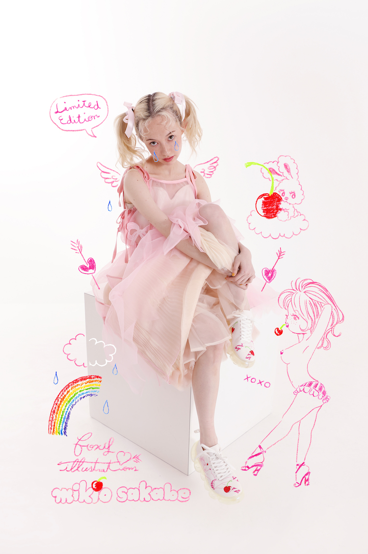 Foxy Illustrationsが 履くジュエリー に ミキオサカベとのコラボシューズが発売です ガールフイナム Foxy Illustrationsが 履くジュエリー に ミキオサカベとのコラボシューズが発売です ガールフイナム