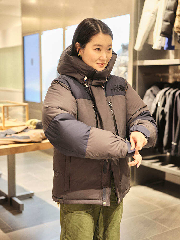 THE NORTH FACE 141カスタムバルトロライトジャケットにて試着致しまし