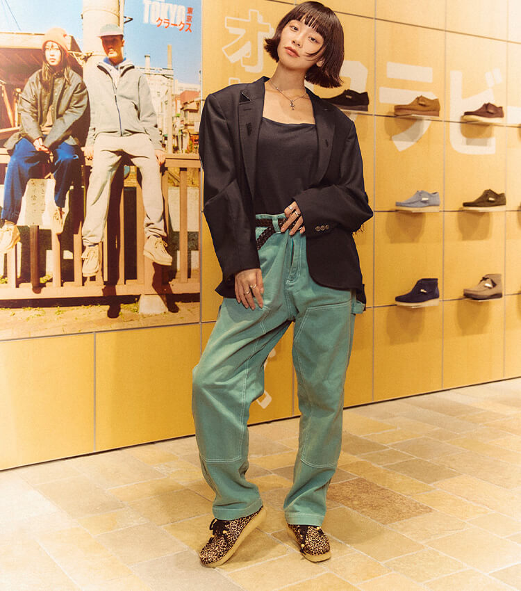 Clarks × Tokyo！あの子のワラビーの履きこなし方。