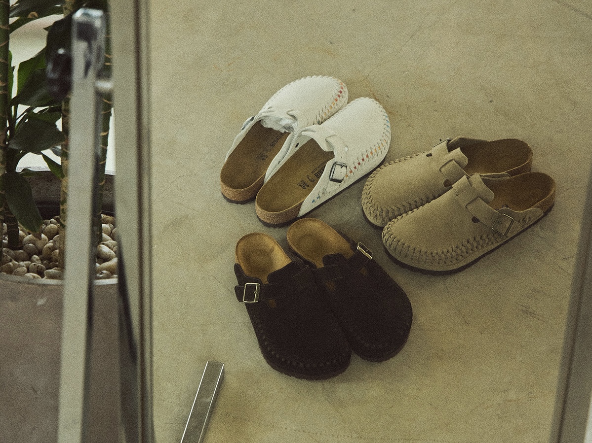 Kith × Birkenstockが再タッグ。編み込みをあしらった「ボストン」が登場しました！