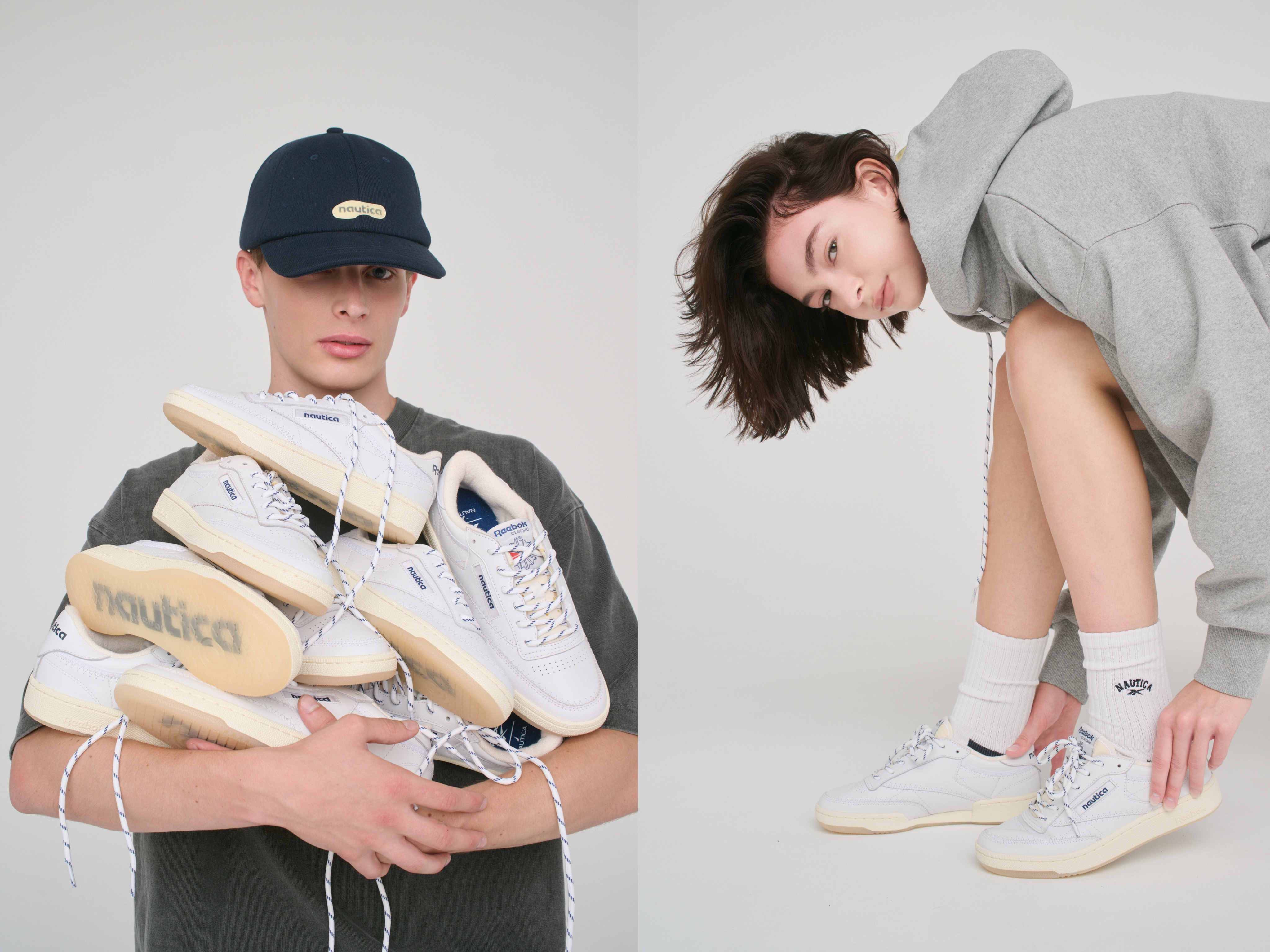 ReebokとNAUTICAが初のコラボ。「CLUB C」がマリンテイストになって登場します！