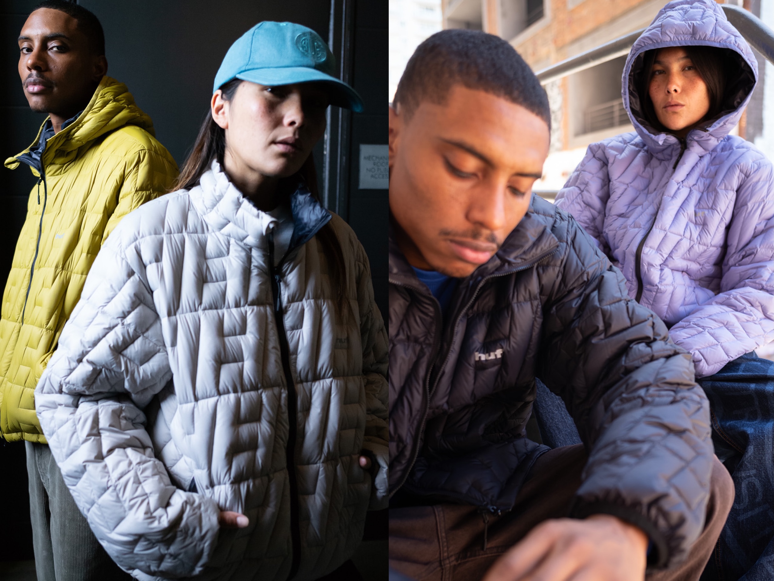 HUFがTAIONとのコラボを発表。気分でまとうリバーシブルダウン。