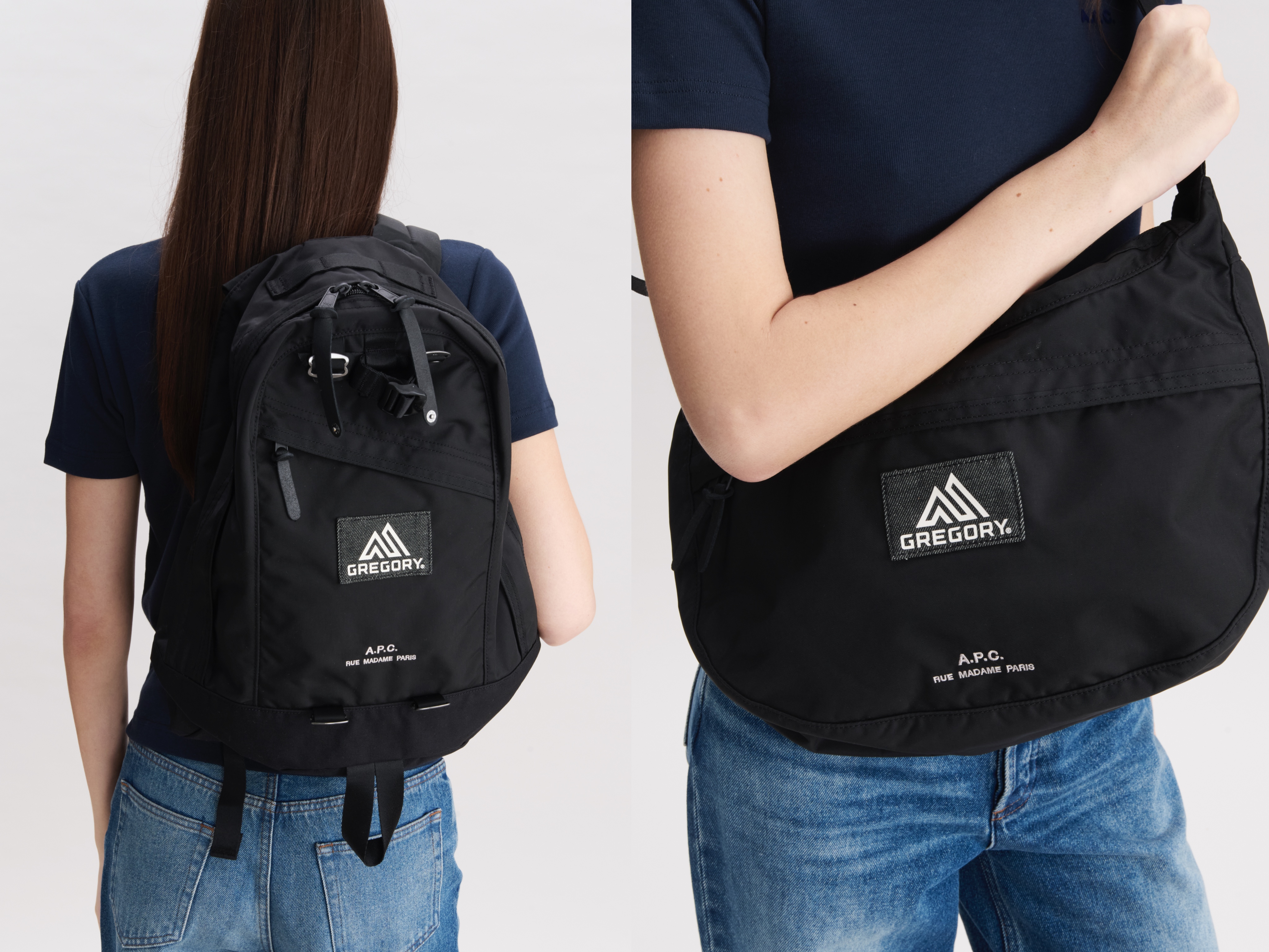 A.P.C.とGREGORYが初コラボ。機能性とミニマリズムが融合した3型のバッグが登場。