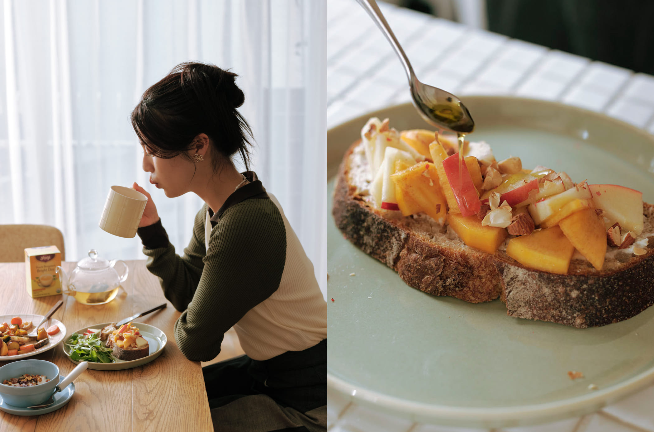 ひとさじの香りで始まる。Yogi Teaと作るやさしい朝ごはんの時間。