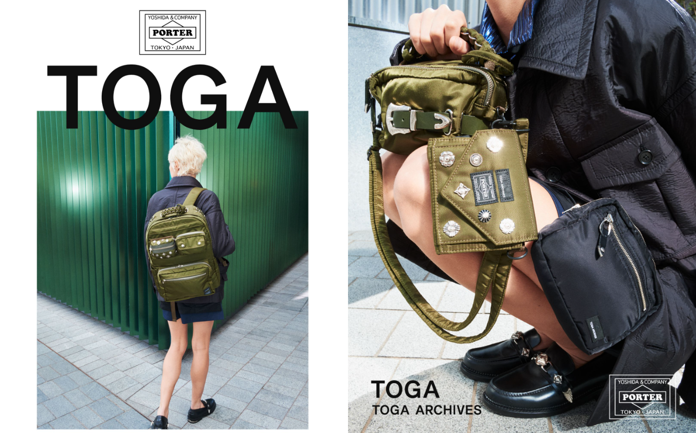 TOGA × PORTER 第7弾。シリーズ初のアパレルを加えた全10型コレクションが登場！