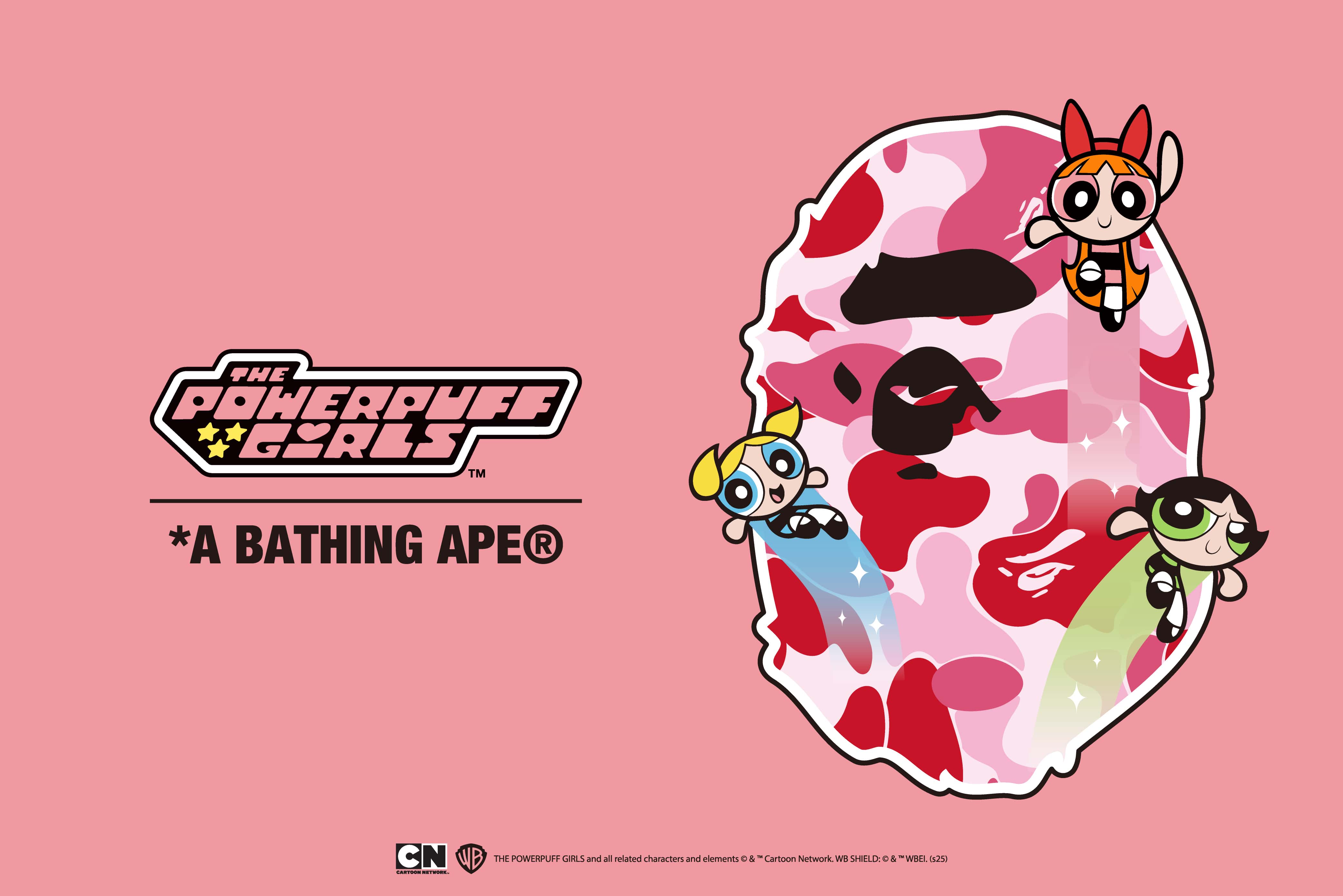 パワーパフ ガールズがBAPE®の世界に！ ポップで強気なカプセル 