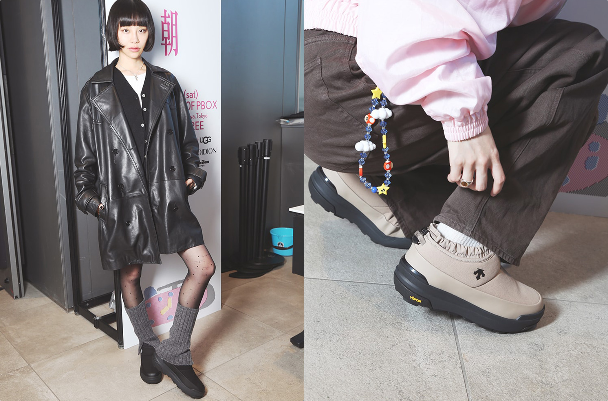 朝活でスナップ！ おしゃれガールは、DESCENTE のスノーブーツを履いていた！