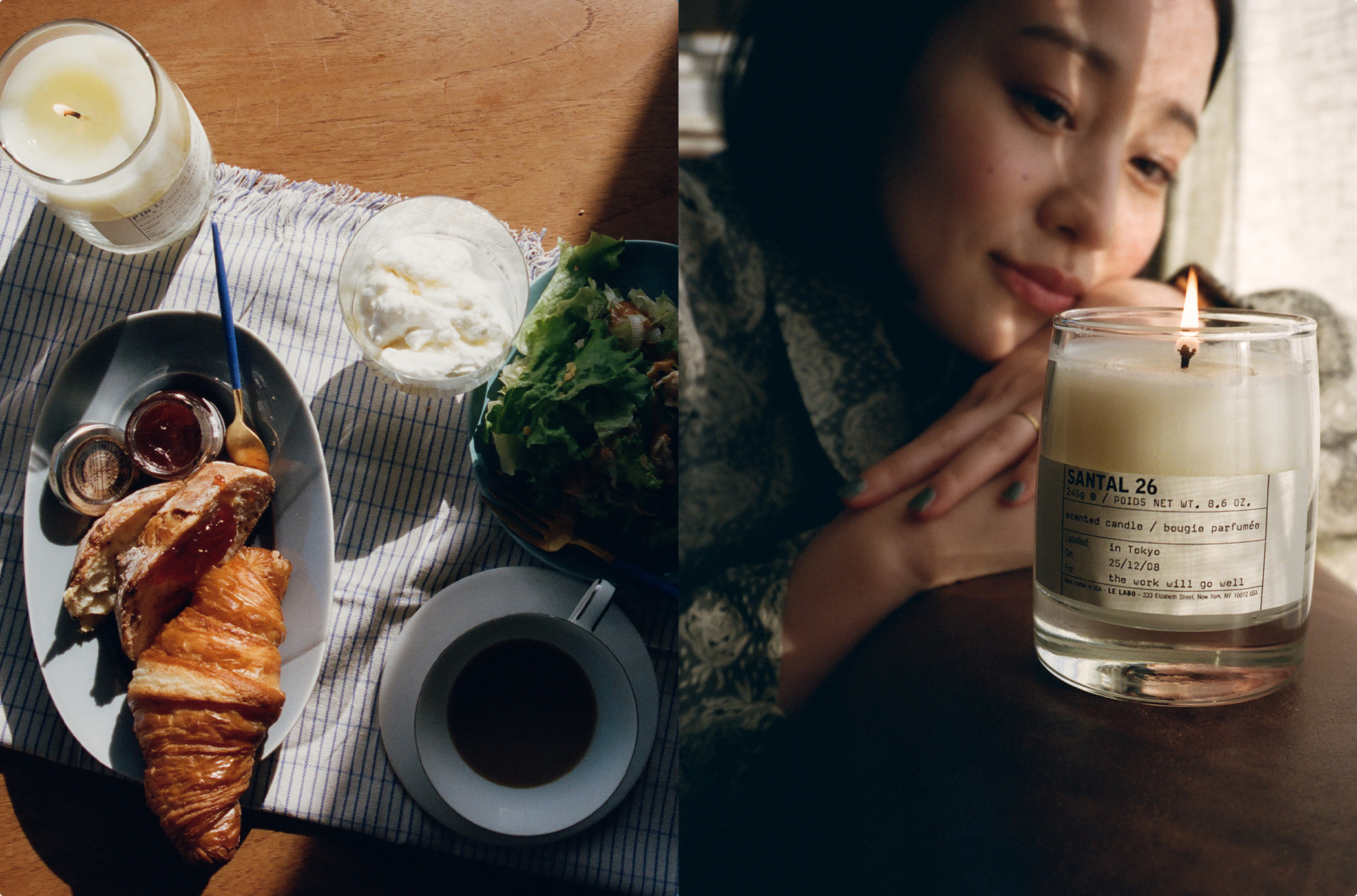 平野紗季子さんと味わう冬のキャンドル・マイタイム
