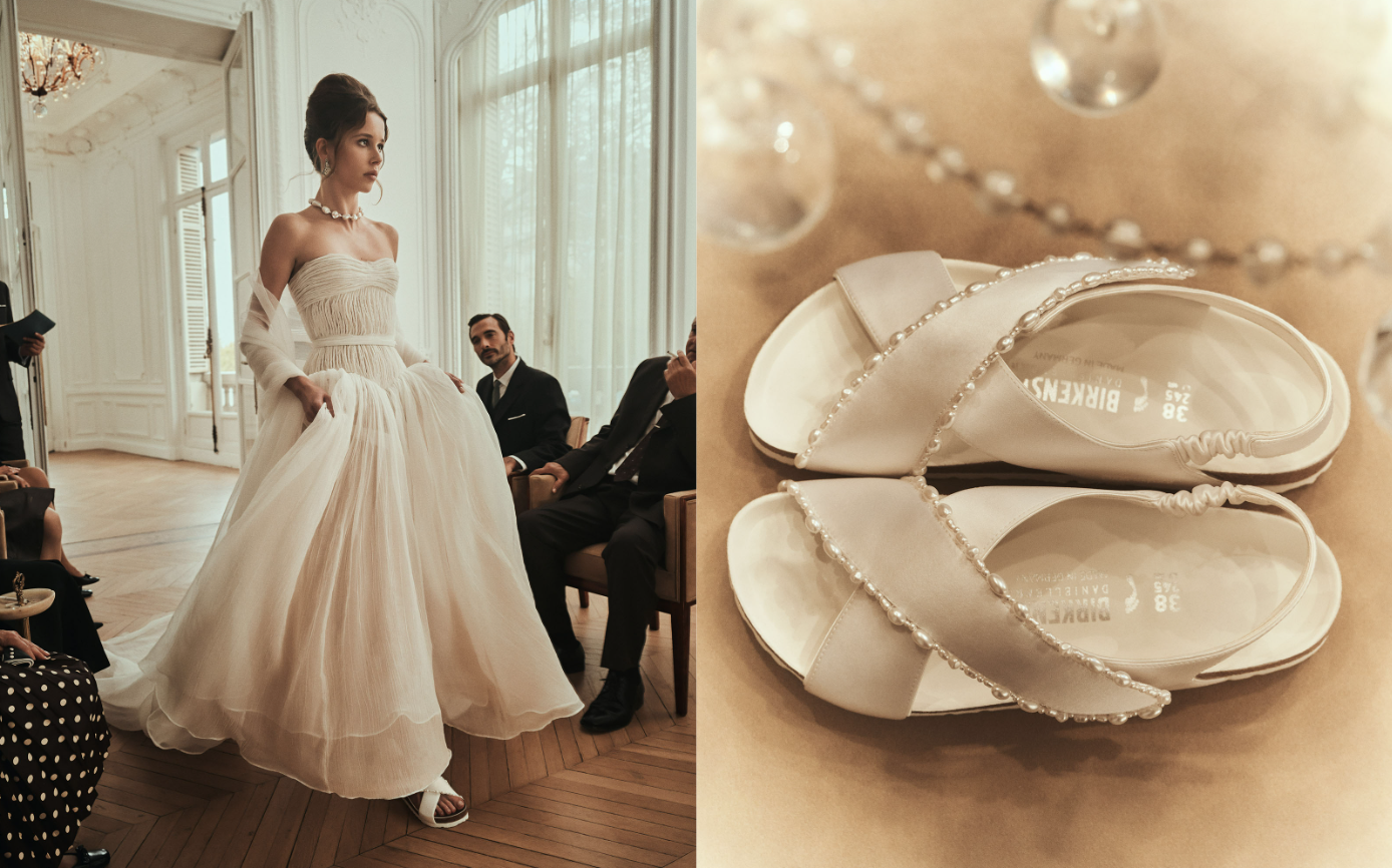 ドレスに、パールのBIRKENSTOCKを。 NY発Danielle Frankelとの初コラボサンダルが誕生。