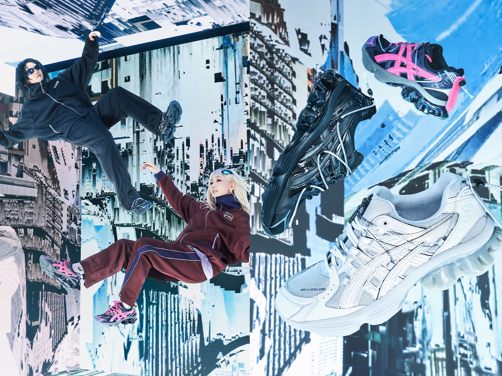 YOASOBI × ASICSがコラボ。楽曲をデザインに落とし込んだオリジナルシューズとウェアが登場します。