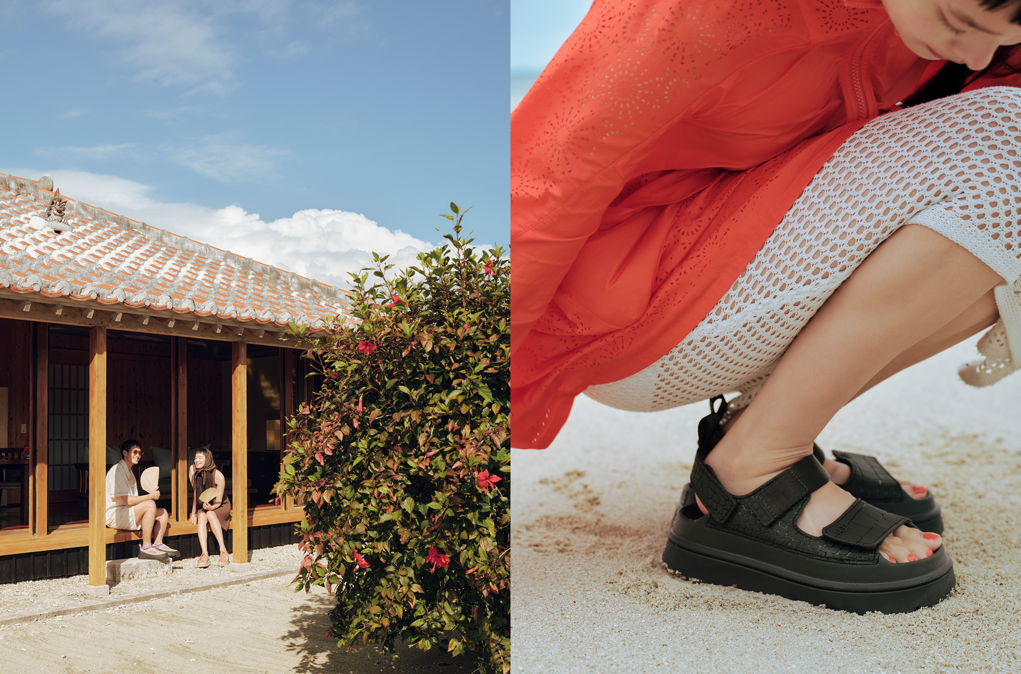 島時間に身をまかせ。 UGG®と楽しむ、春の竹富島ステイ。