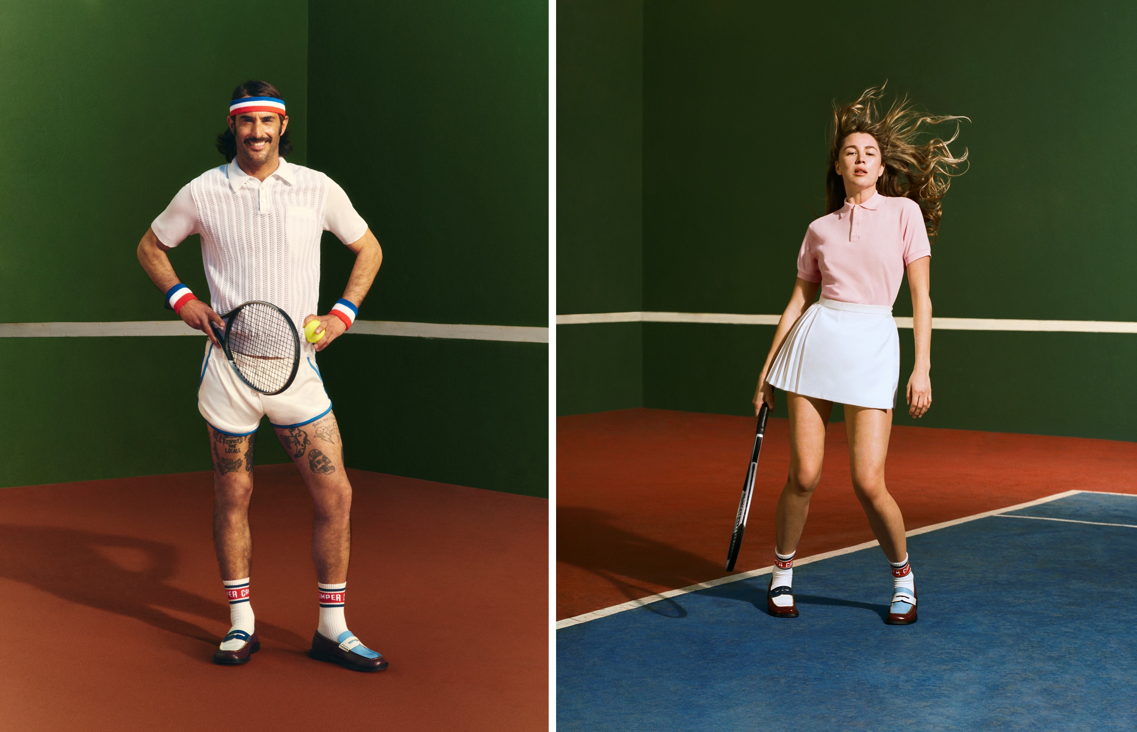 テニスカルチャーをユーモアたっぷりに再解釈！CAMPERが2026SSコレクションを発表。