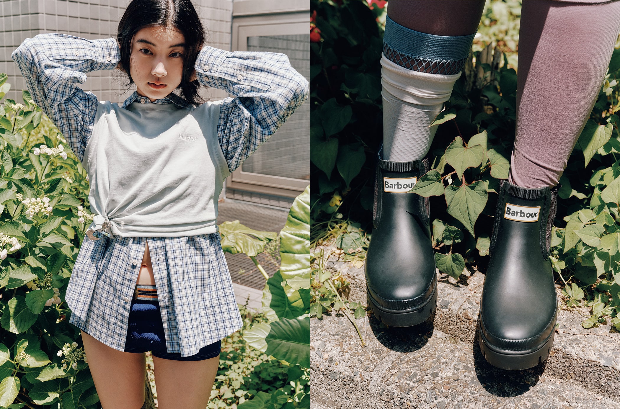 雨の日が待ち遠しくなる、 Barbourのレインブーツ。