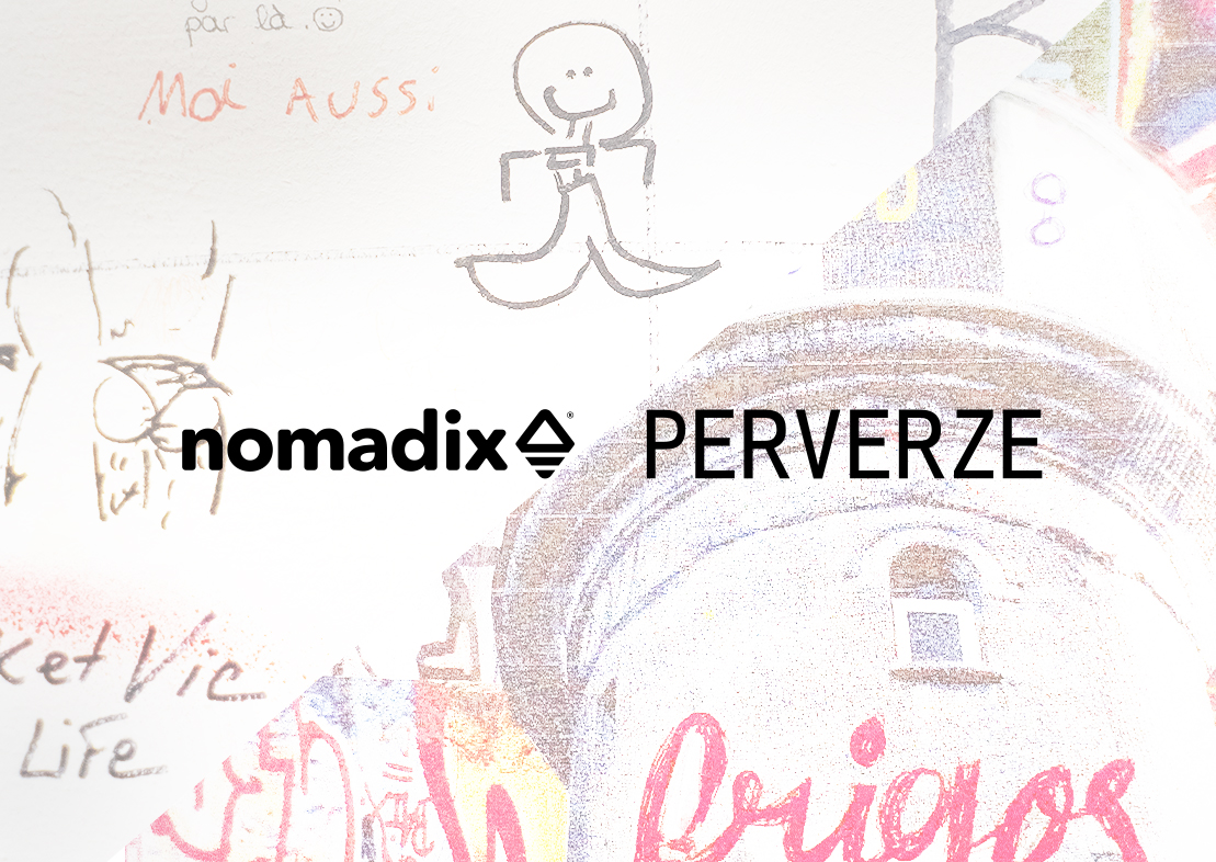 PERVERZE × nomadixがコラボ。パリのストリートシーンをプリントしたタオル2型がラインナップ。