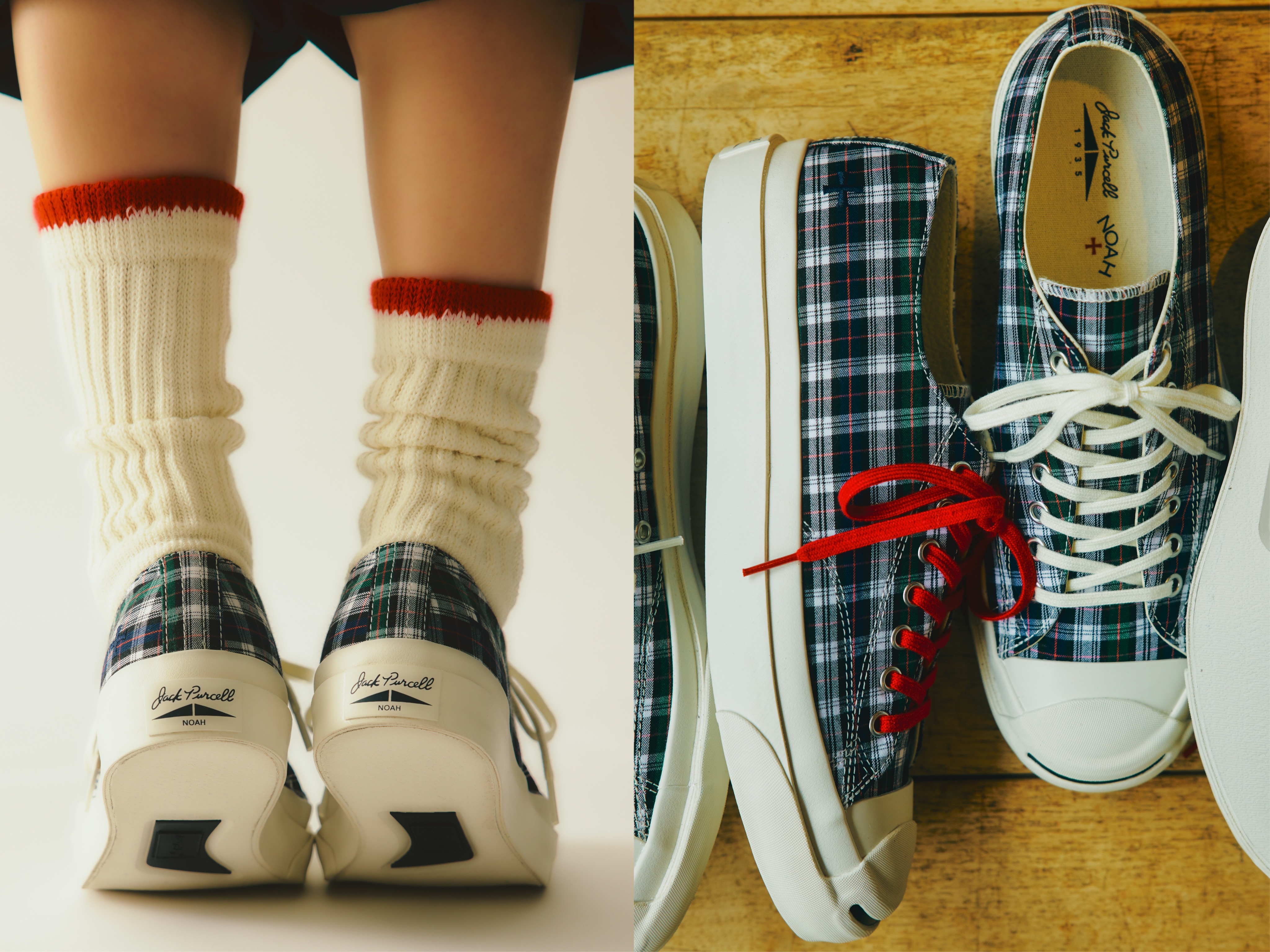 CONVERSE と NOAHによる日本限定モデル「NOAH×CONVERSE JACK PURCELL 1935」が仲間入り。