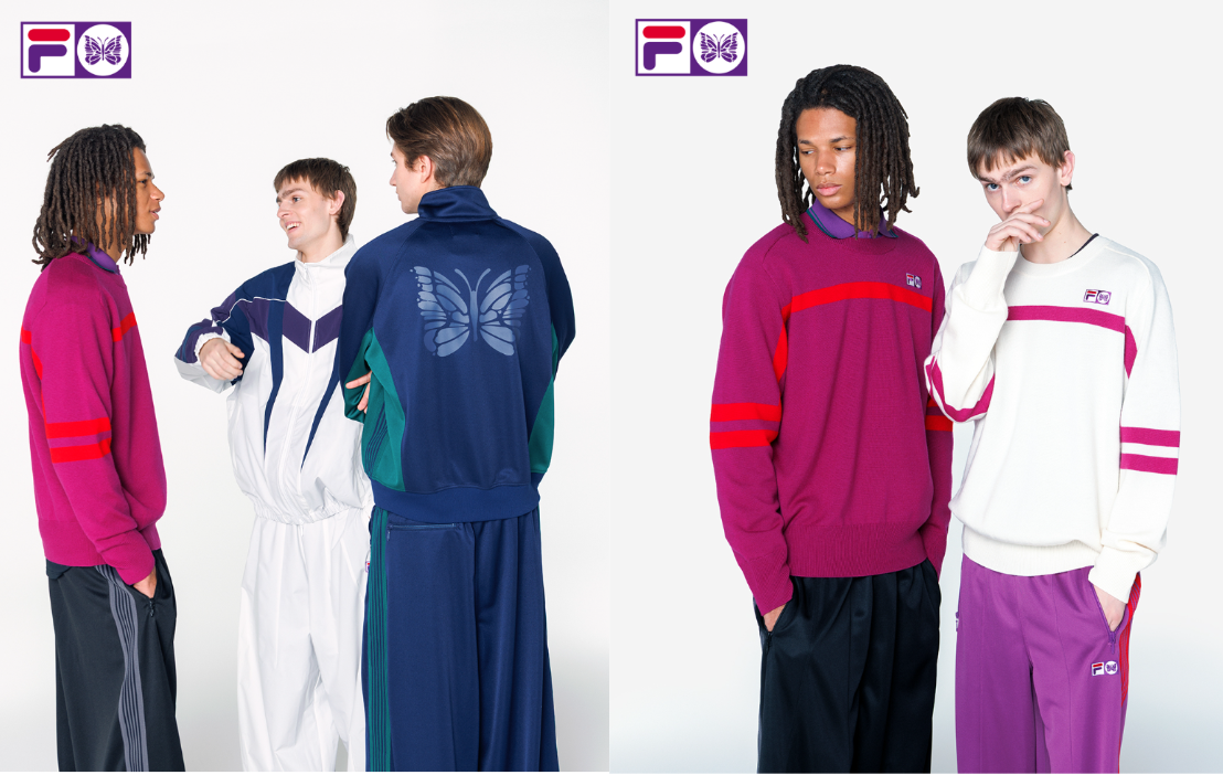 クラシックなスポーツウェアを再構築したNEEDLES × FILAのコラボコレクション