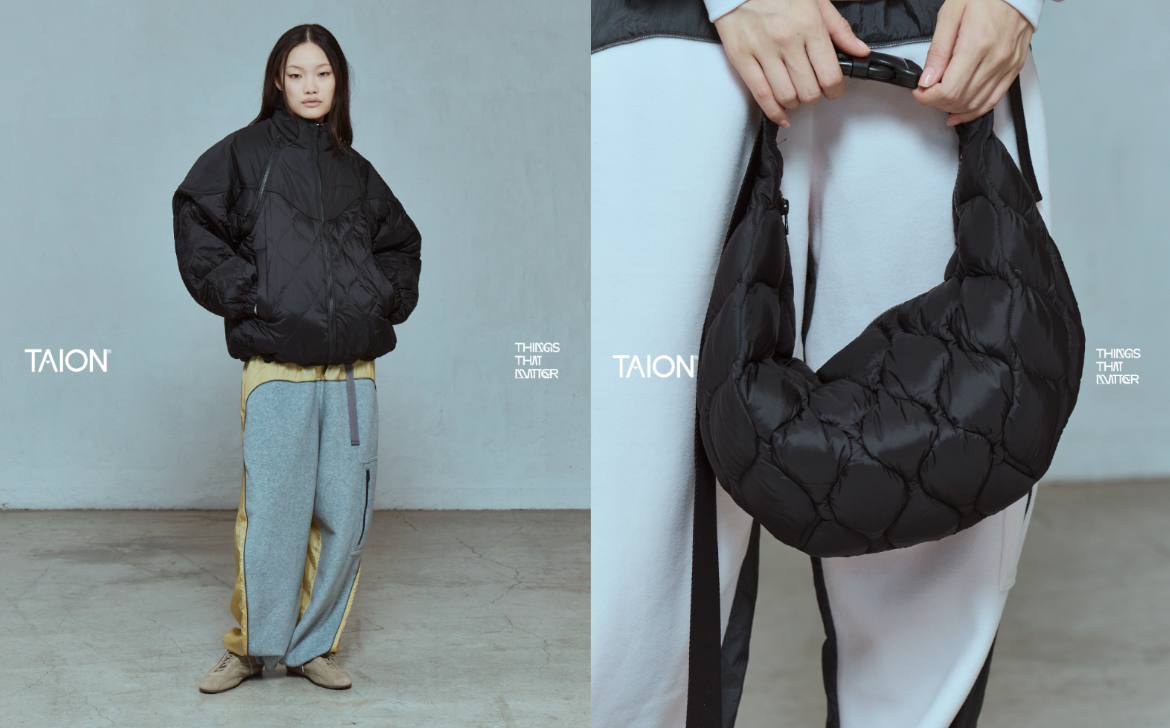 THINGS THAT MATTER × TAIONから、秋冬に活躍するコラボダウン＆バッグが登場